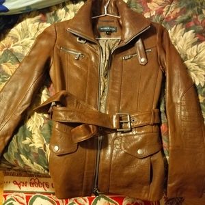 Andrew Marc lamb leather jacket S